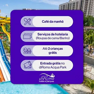  Hotel Spazzio Diroma Incluso O Acesso Ao Acqua Park Todos Os Dias, Exceto No Dia Do Check-out